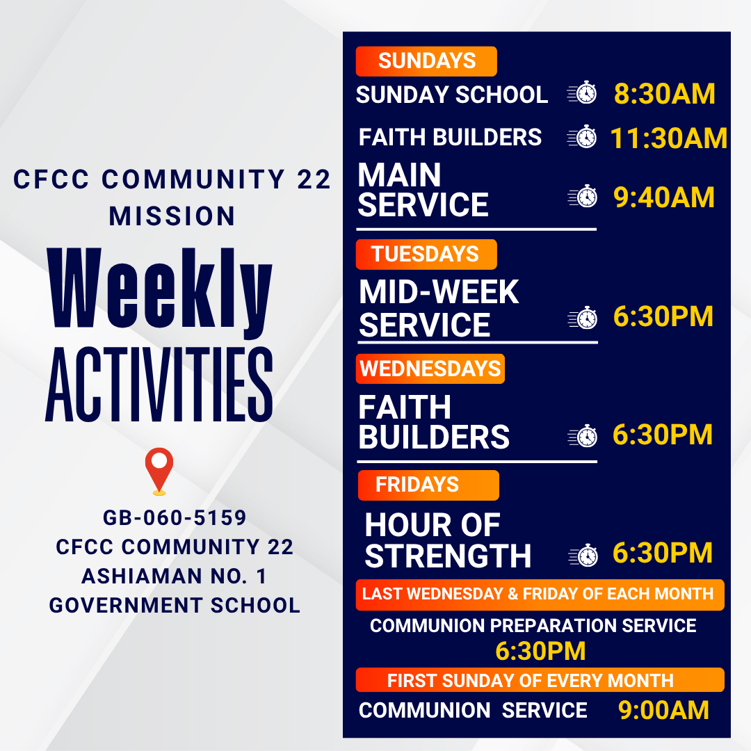 COMMUNITY 22 MISSION